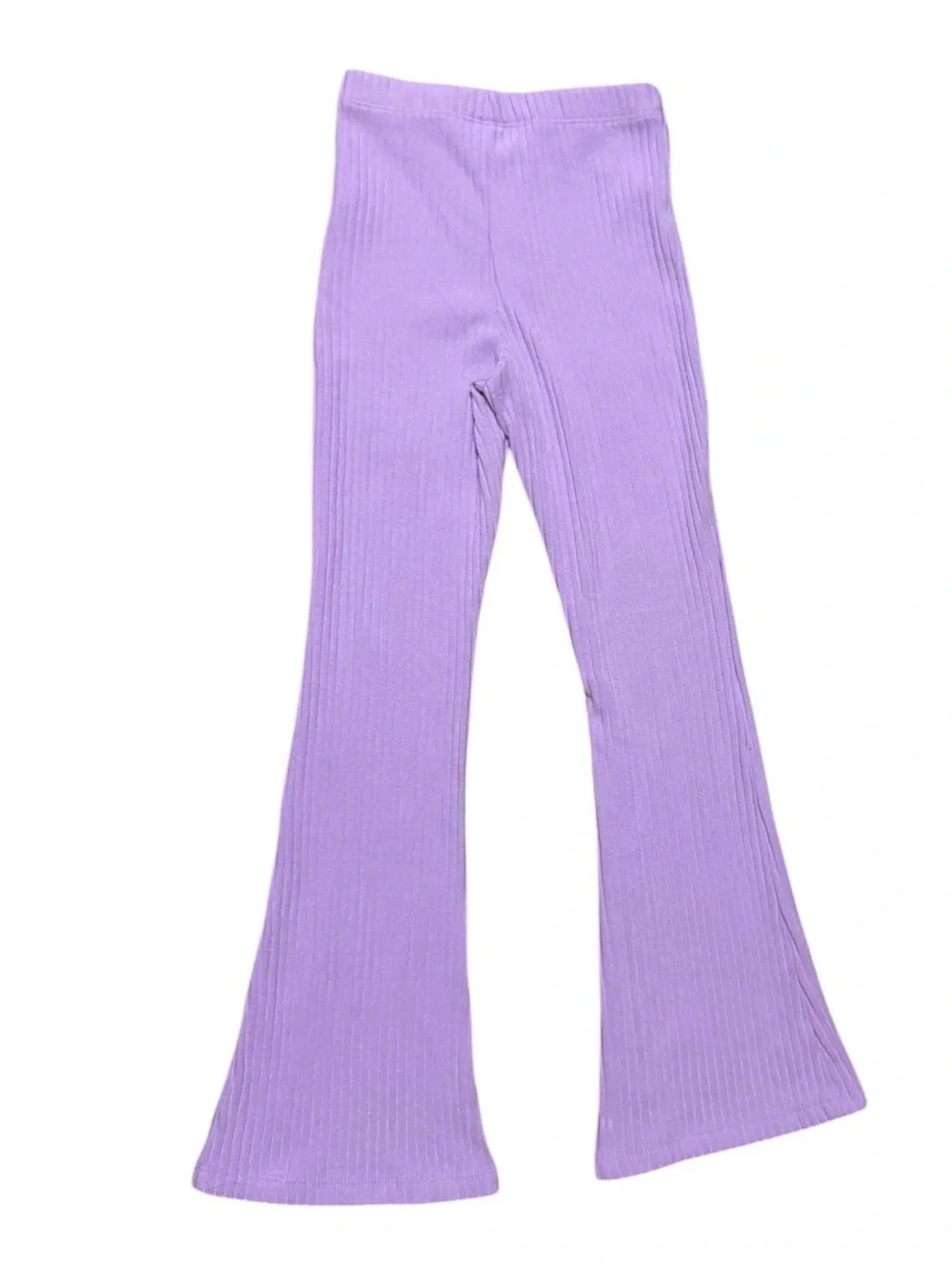 Old Navy Lavender Ribbed Flare Leggings